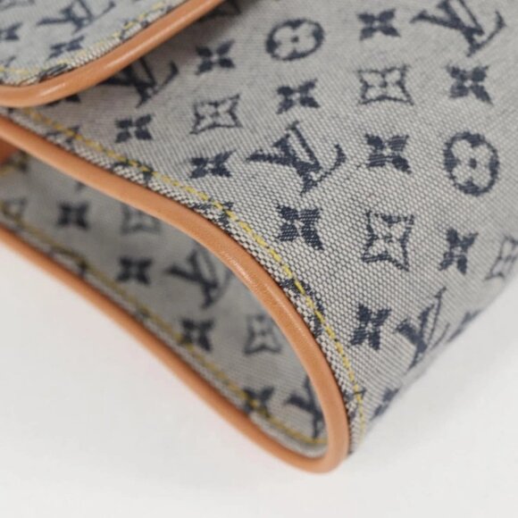 LOUIS VUITTON Monogram Mini Camille Chain Shoulder Bag Blue M92002 Auth EC1035AM - Picture 4 of 16